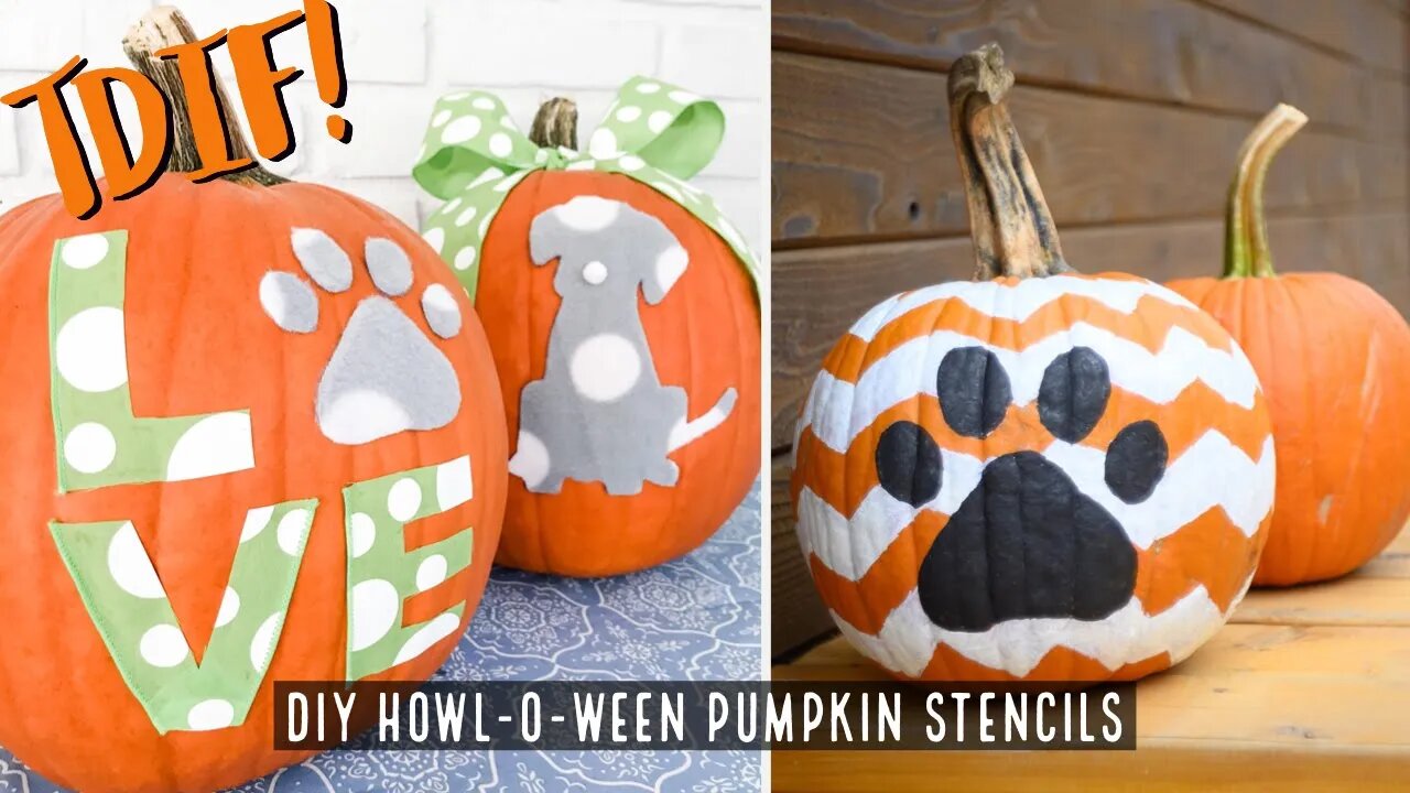 DIY Howl-O-ween Pumpkin Stencils for Halloween