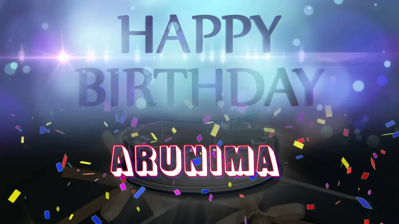Wish you a very Happy Birthday Arunima from Birthday Bash
