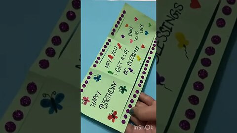 Mini card idea| Birthday card idea #handmadecards #birthdaycard #papercraft #shortvideo #viral