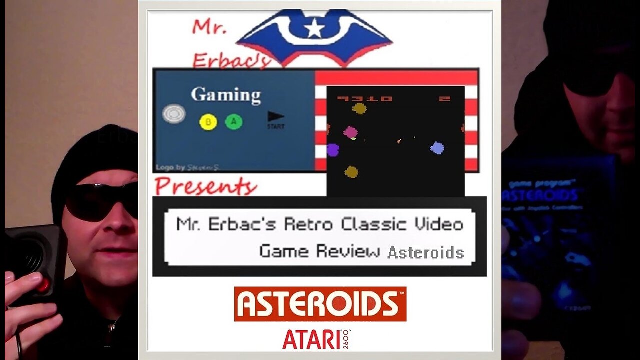 Mr. Erbac's Retro Classic Video Game Review - Asteroids Part 1: Asteroids (Atari 2600)