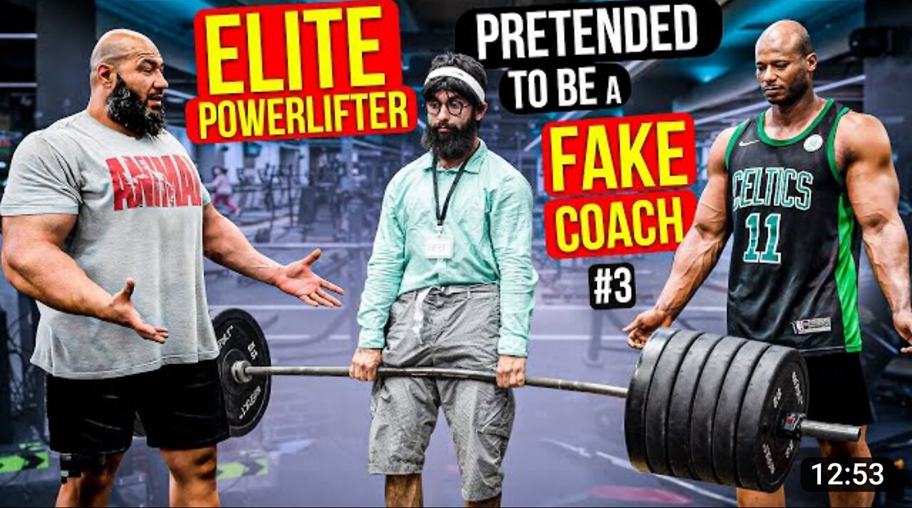 Elite Powerlifter Pretended to be a FAKE TRAINER #3 | Anatoly Aesthetics in Public