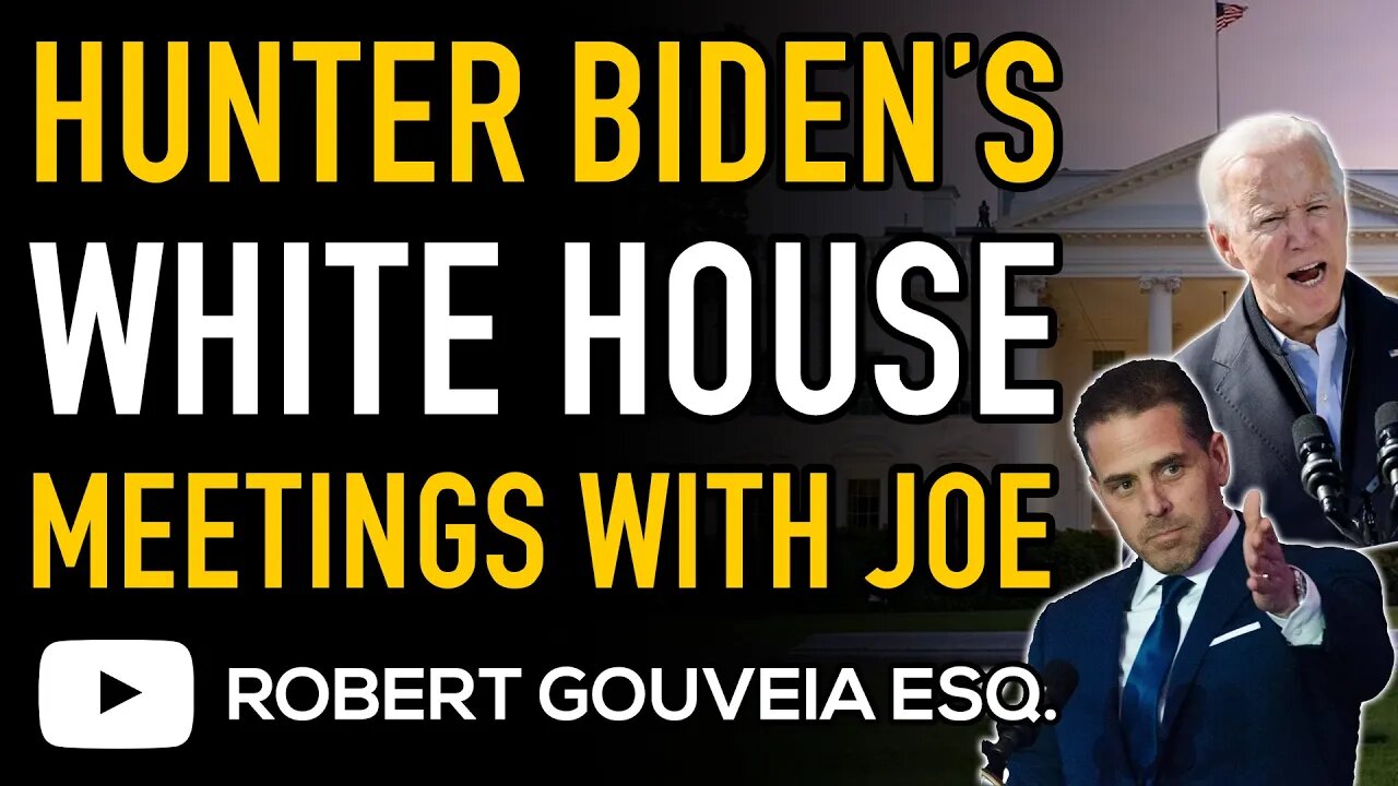 HUNTER BIDEN Business Partners MET with JOE at the WHITE HOUSE