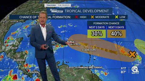 Forecasters watching 2 tropical waves in Atlantic Ocean