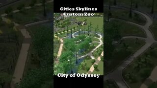 Custom Zoo in Cities Skylines #shorts