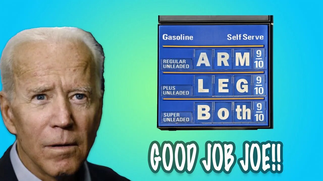 Biden is Hurting America with HIS Inflated Gas Prices!