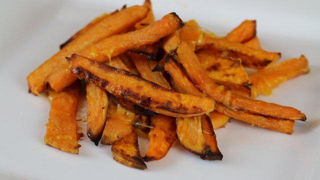 Sweet Potato Cheese Fries