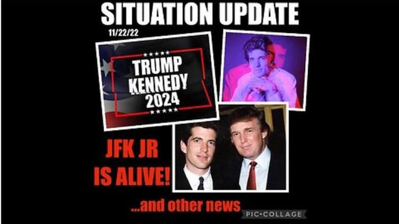 SITUATION UPDATE: JFK JR. IS ALIVE! JFK JR. VP 2024! PREMIER OF “DIED SUDDENLY”! TRUMP INDICTMENT &