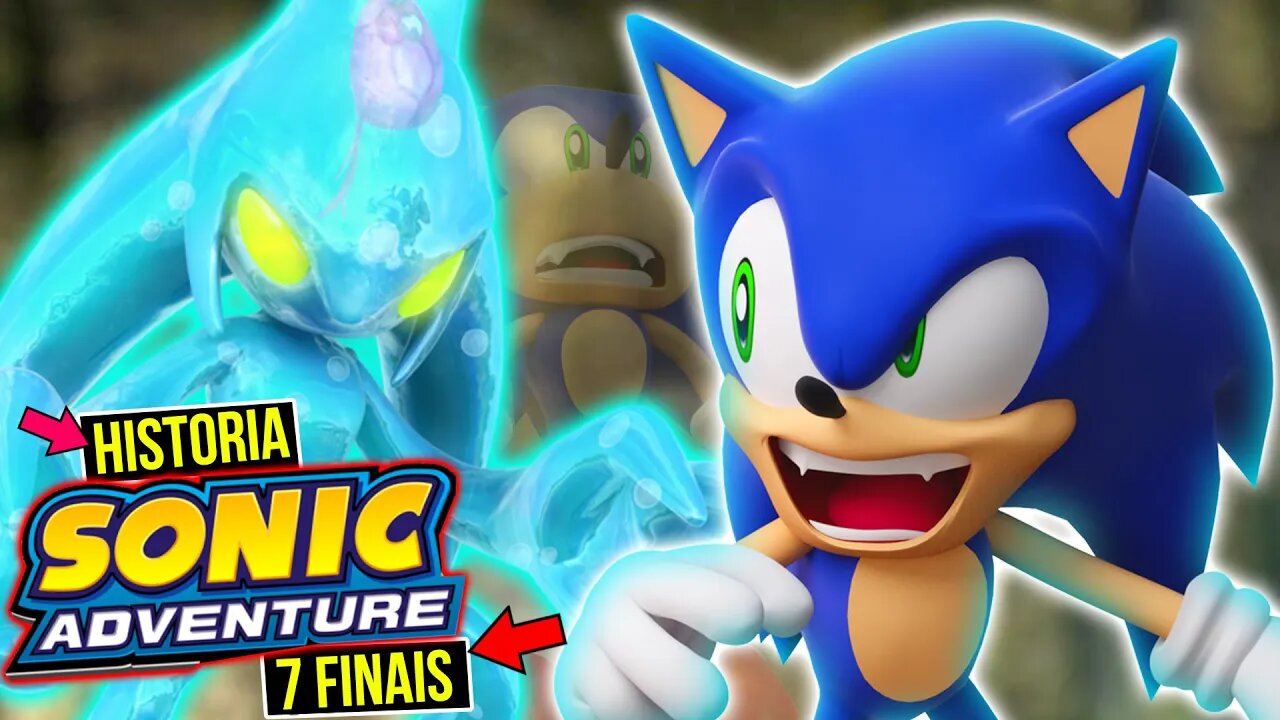 Melhor SONIC ja FEITO 😍| Historia SONIC ADVENTURE