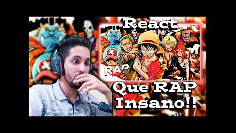 REAGINDO AO MARAVILHOSO RAP DO BANDO DO CHAPÉU DE PALHA ( One Piece ) | WLO |