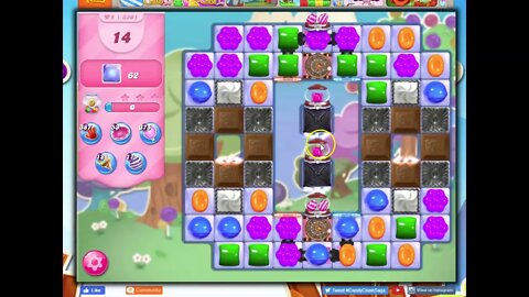 Candy Crush Level 3301 Talkthrough, 14 Moves 0 Boosters