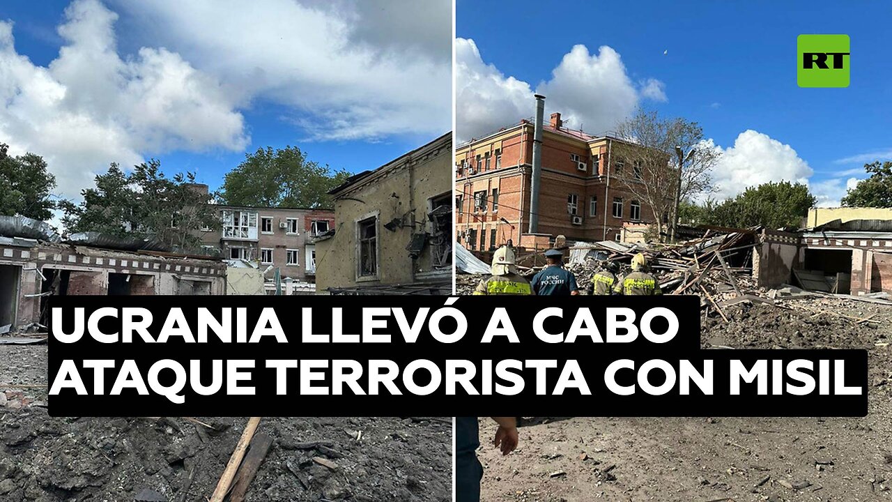 Ucrania llevó a cabo un ataque terrorista con un misil sobre infraestructura residencial de Taganrog