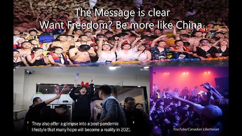 The Message is clear - Want Freedom? Be more like China