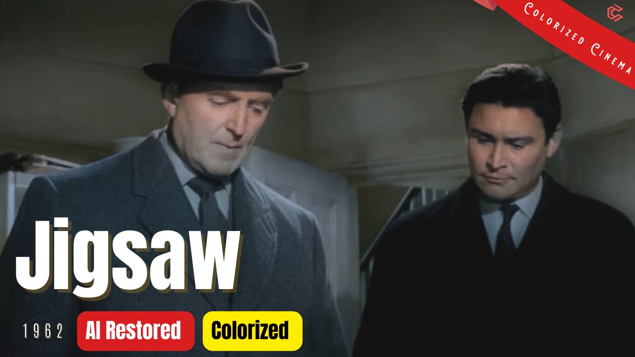 Jigsaw (1962) | Colorized | Subtitled | Jack Warner, Ronald Lewis | British Crime Film