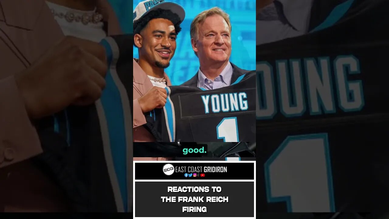Reactions to Frank Reich Firing #shorts #frankreich #carolinapanthers #nfl