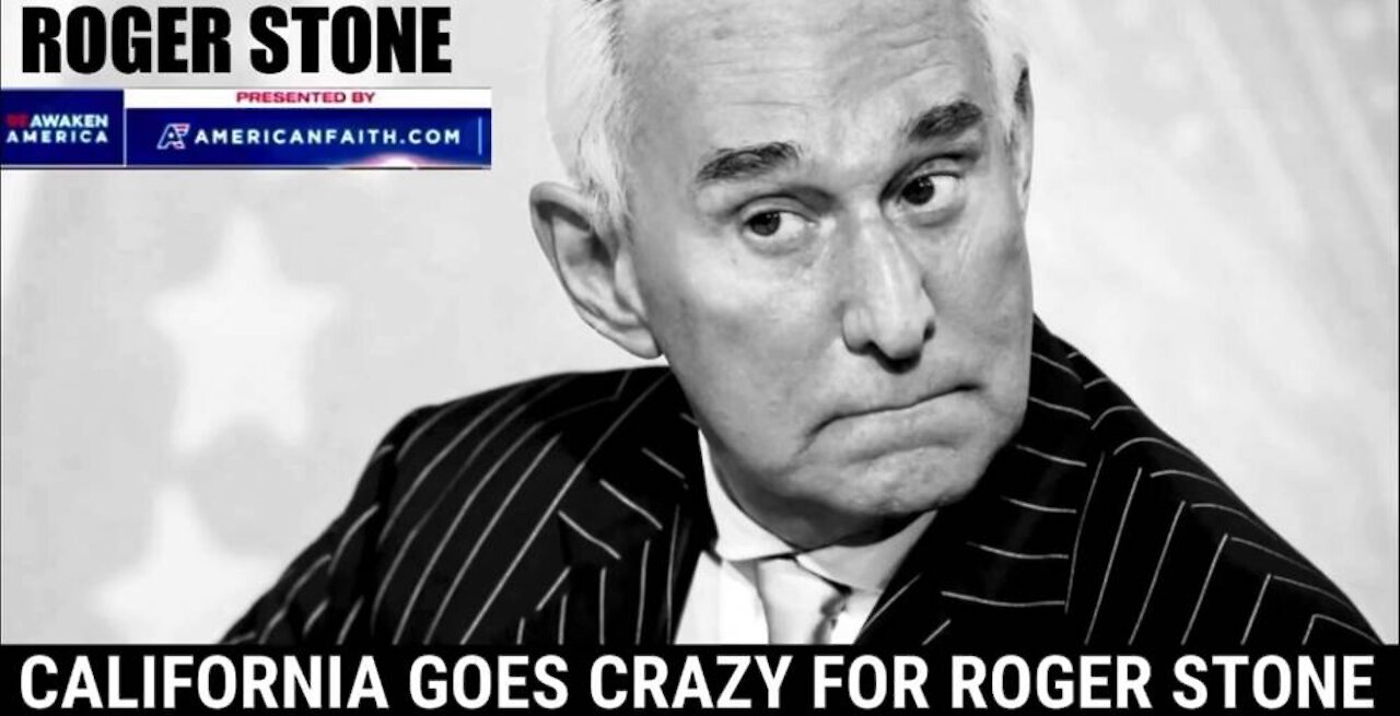 Roger Stone talks about God, Survival, Trump, and his own Wife in California