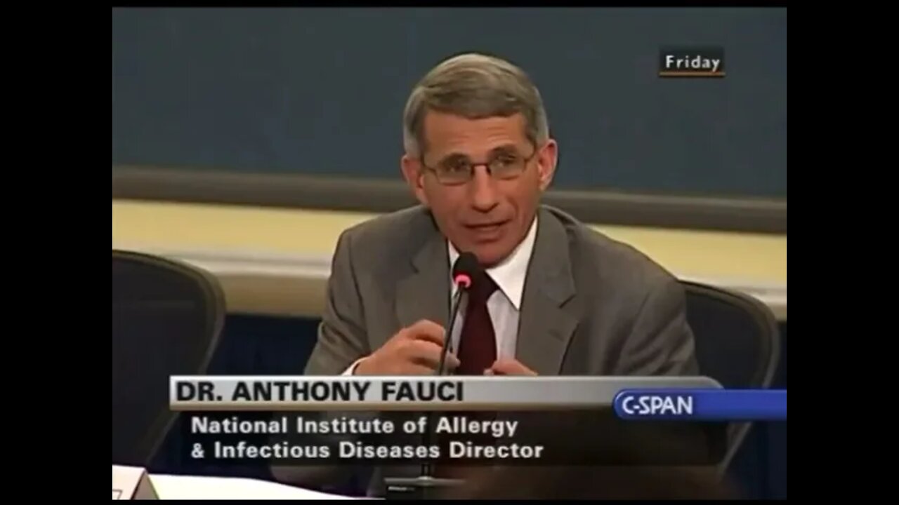 Anthony Fauci Predicting Mandatory Vax Back In 2009