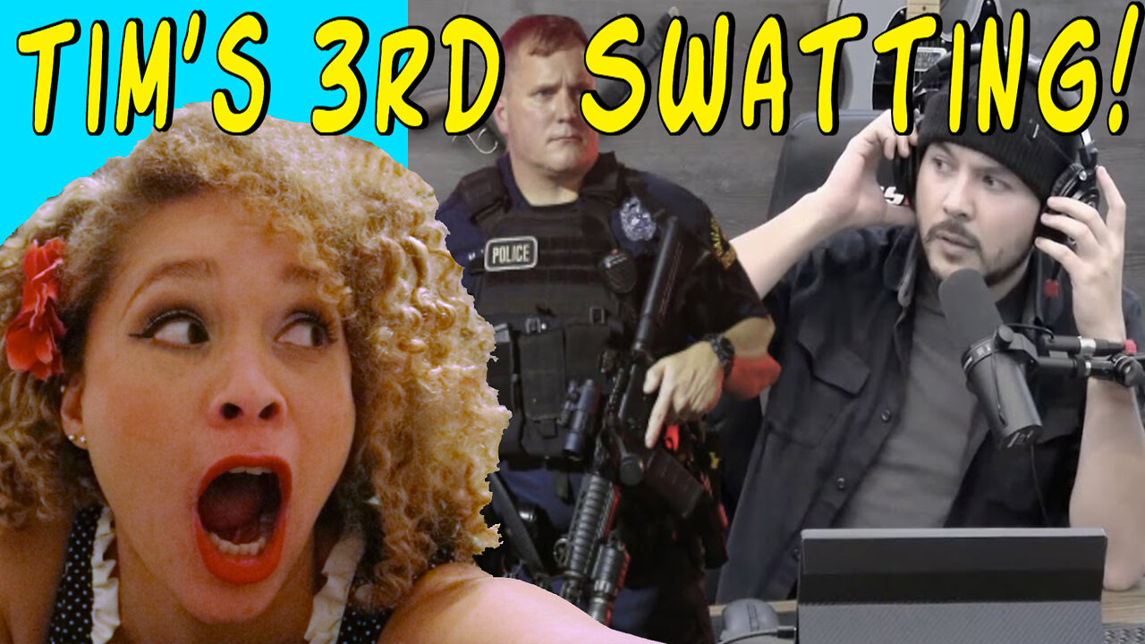 Reaction to Tim Pool getting SWATTED For The 3rd Time. The Quartering's Jeremy Offers $10,000 Reward