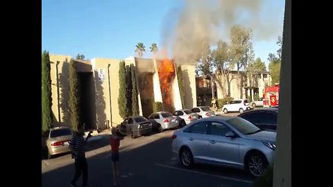 Viewer Video: Two apartments burn on eastside