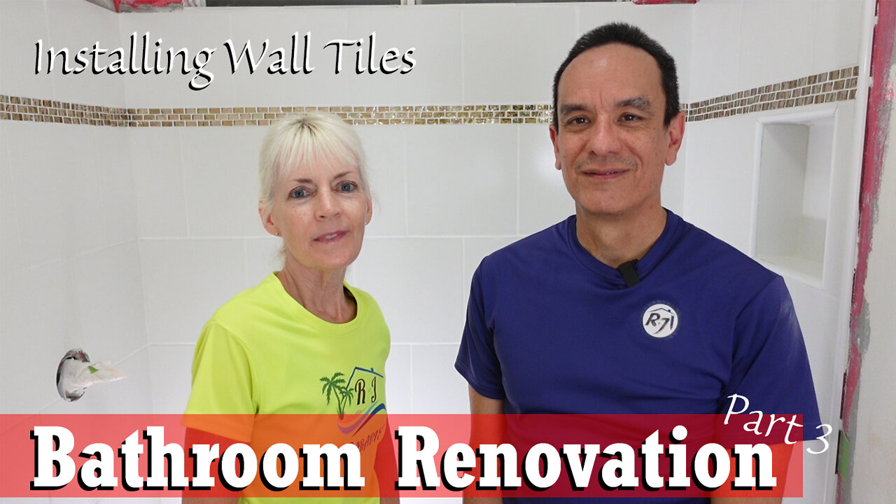 Bathroom Renovation Part 3 | Installing Wall Tiles