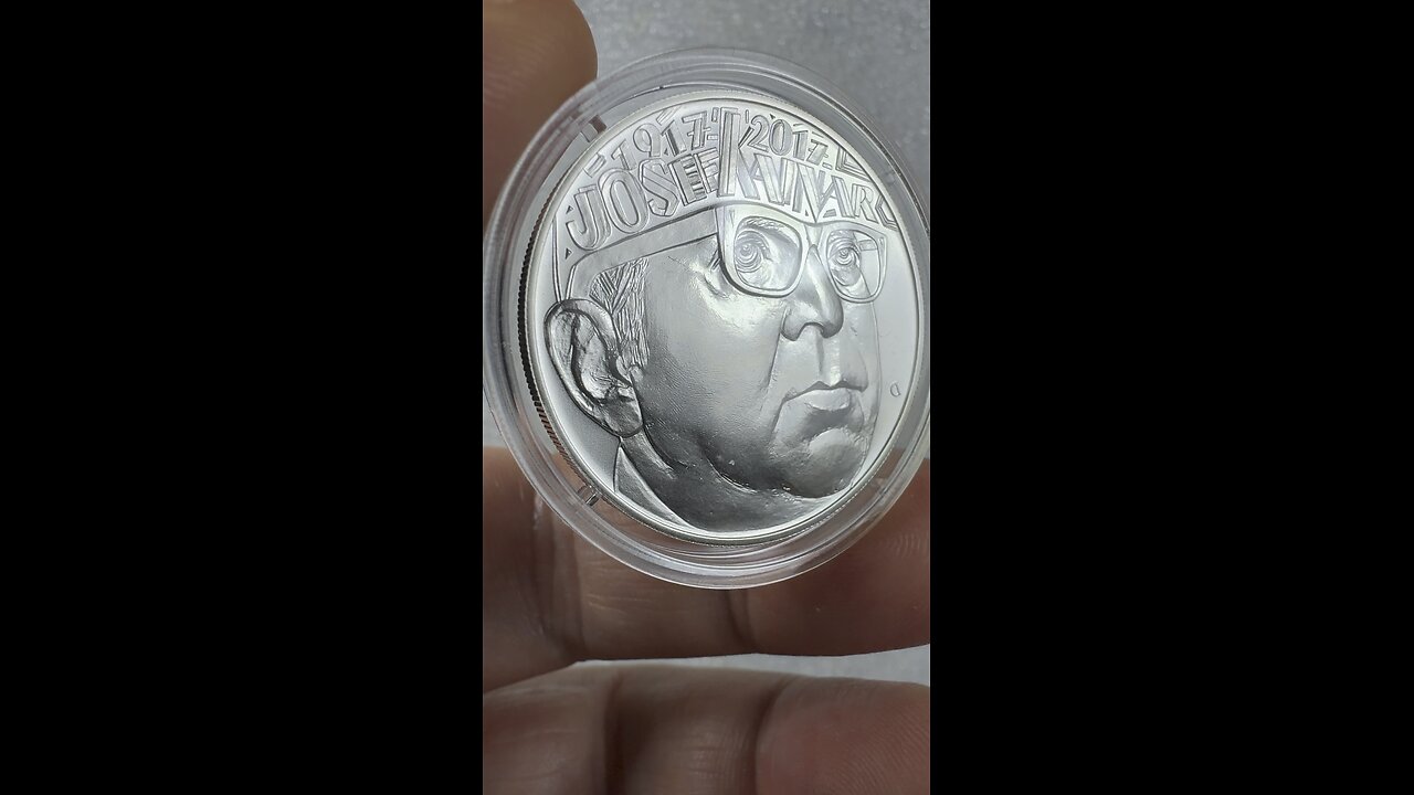 Czech Republic 200 Korun 2017 Kčs Kč Josef Kainar Silver Coin