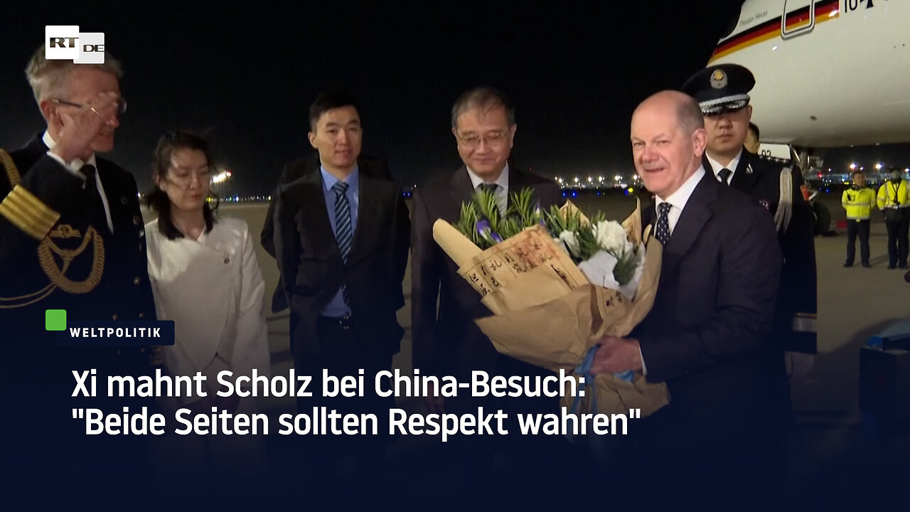 Xi mahnt Scholz bei China-Besuch: "Beide Seiten sollten Respekt wahren"