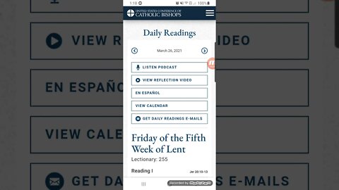 Jesus is our Savior/ Bible reading March 26 / 2021