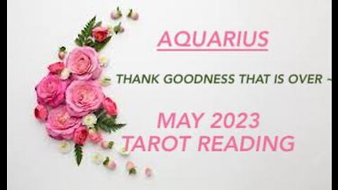 AQUARIUS ~ THANK GOODNESS THAT IS OVER ~ #TAROT #READING
