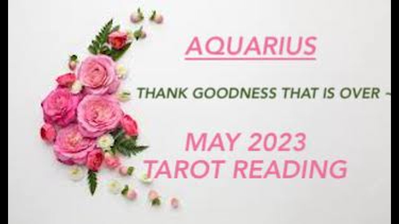 AQUARIUS ~ THANK GOODNESS THAT IS OVER ~ #TAROT #READING