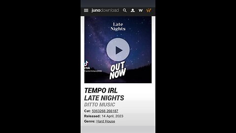 Late Nights By Tempo IRL #NewMusic