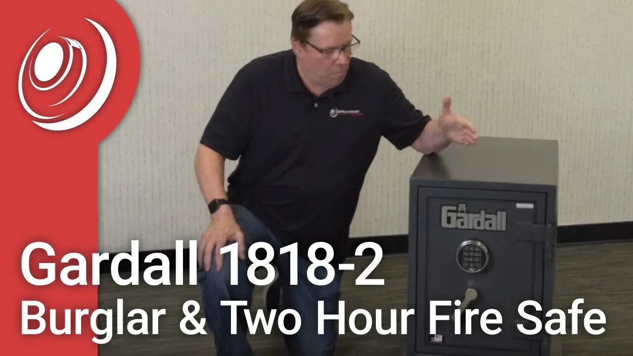 Gardall 1818-2 Burglar & Two Hour Fire Safe with Dye the Safe Guy