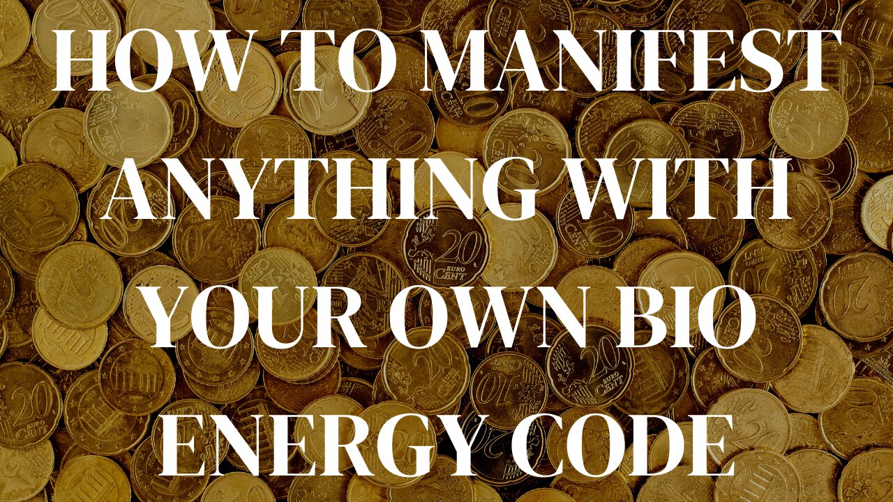 HOW TO MANIFEST ANYTHING YOU WANT WITH YOUR OWN BIO ENERGY CODE.. (ANYONE CAN DO THIS)!