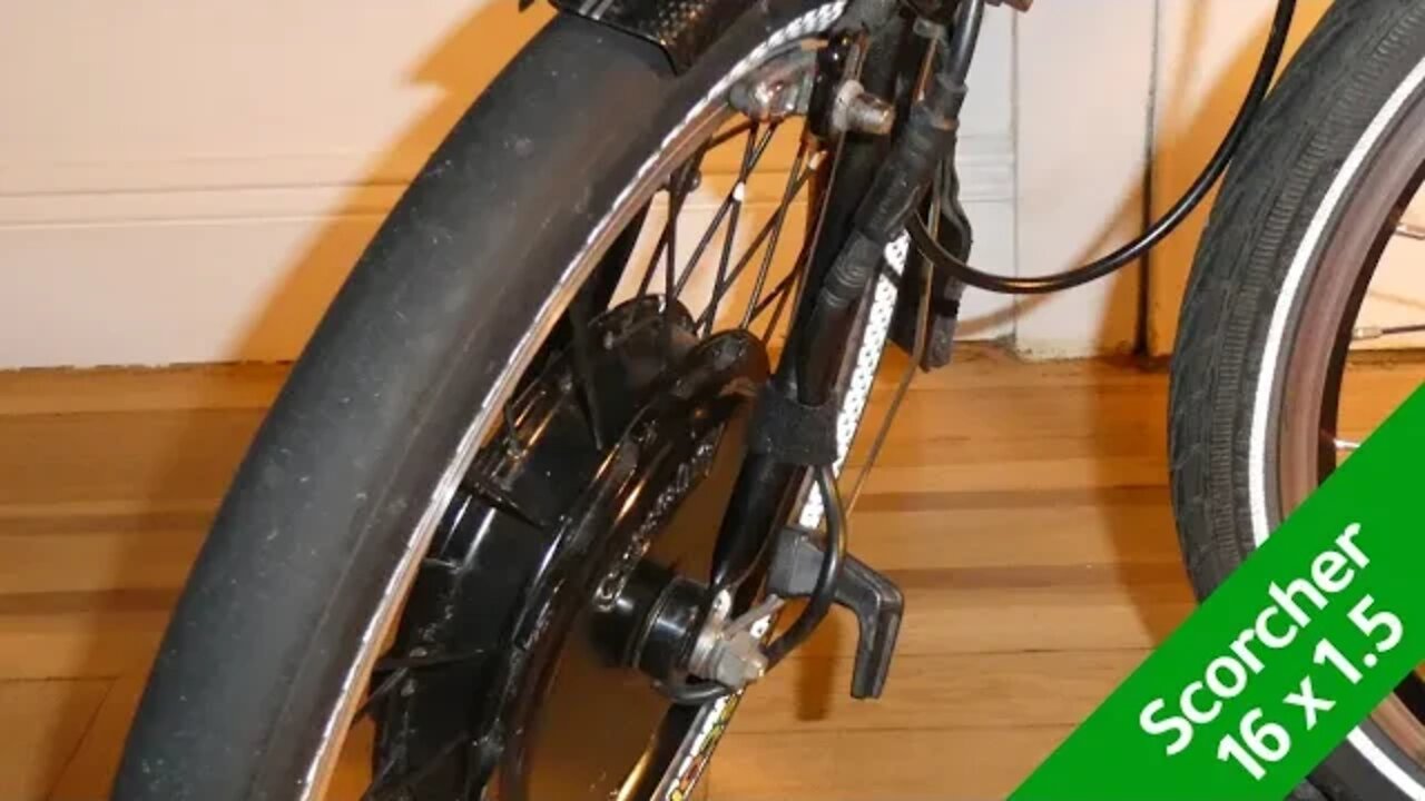 Scorcher Greenspeed 16 x 1.5 Tire on Brompton -- Six Month Review (6.2022)