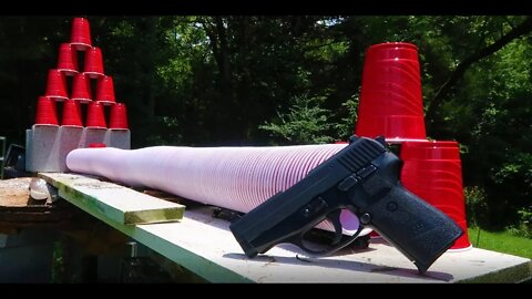 How Many Solo Cups to Stop a Bullet??? - 40 Cal