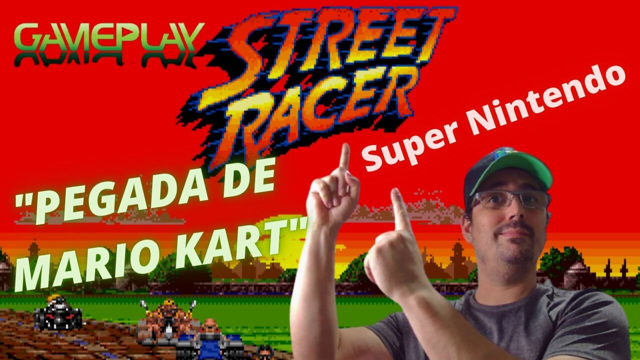 STREET RACER (SUPER NINTENDO) SNES - INICIO DE GAMEPLAY / Mostrando o game, vale a pena?