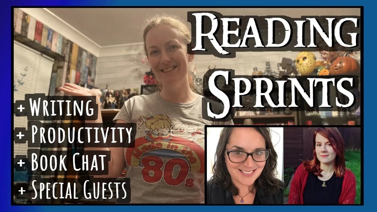 LIVE READING SPRINTS + book chat with authors Alex Foulkes, Aislinn O'Loughlin ~ booktube authortube