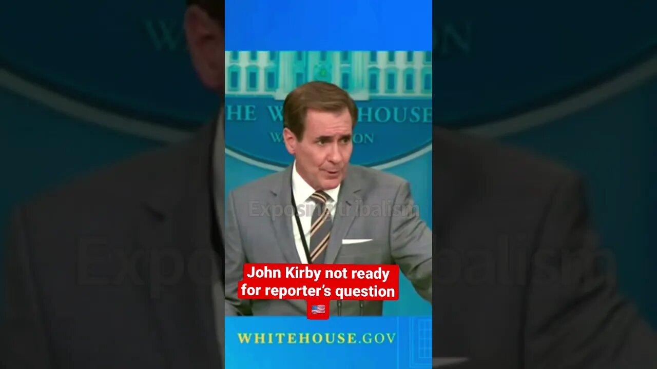 Reporter catches John Kirby on his toes with question about China 🇨🇳 ￼