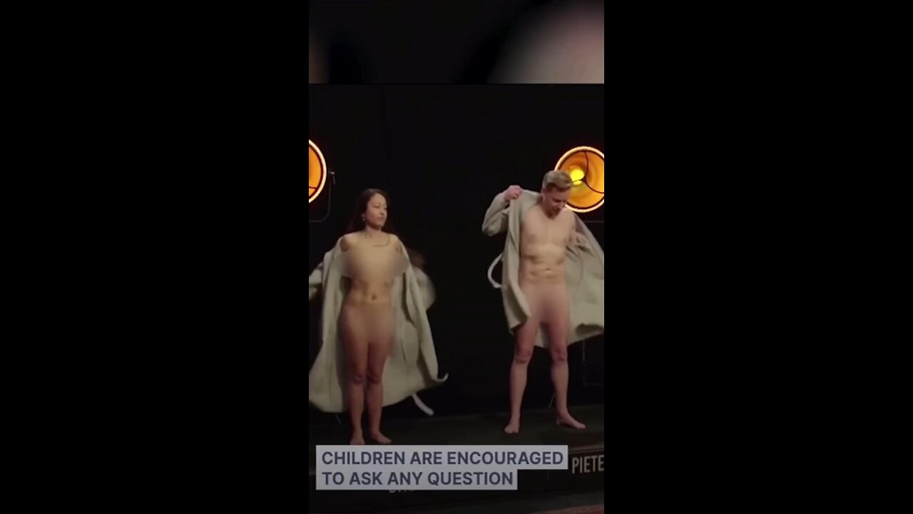 Netherlands - Children in presence of naked adult people in TV program