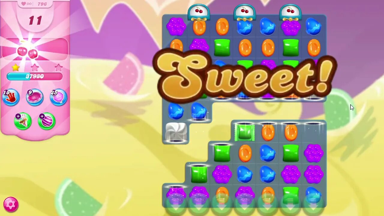 Candy Crush Saga Level 796