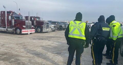 RCMP Invades Coutts Blockade, Arrest 11 and Confiscate a Mysterious Trailer with Guns and Ammo