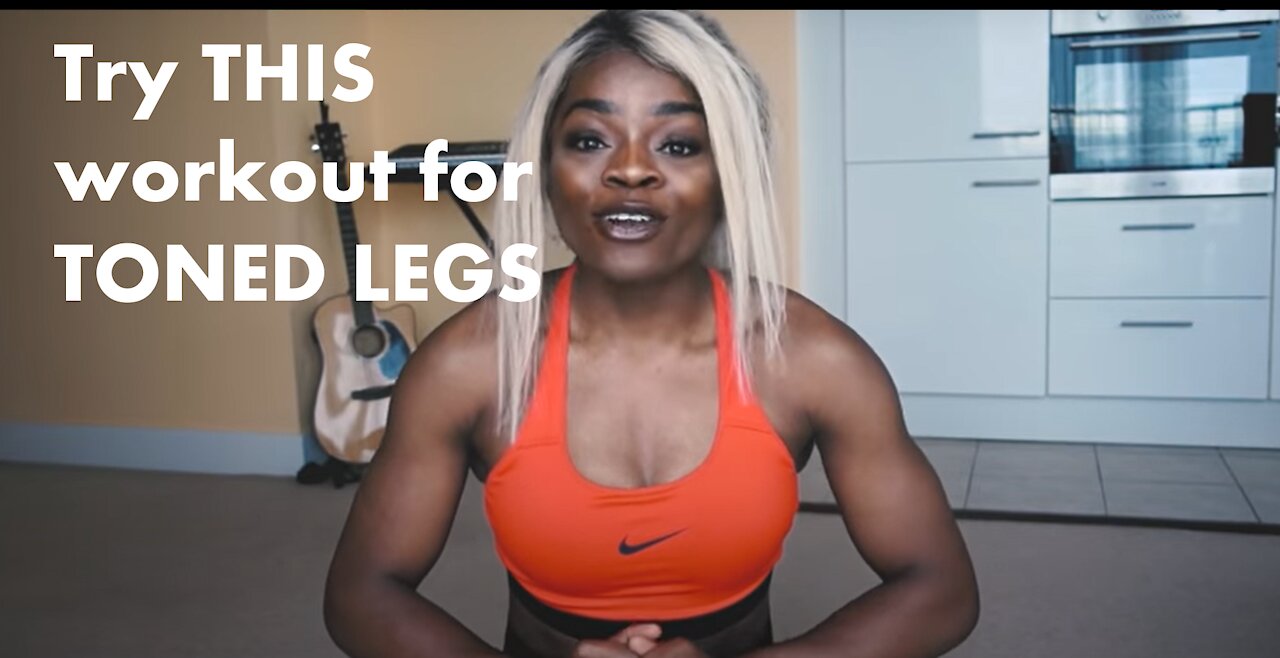 10MIN Workout for Toned LEGS! NO EQUIPMENT!