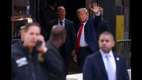 Trump Arrives At Trump Tower
