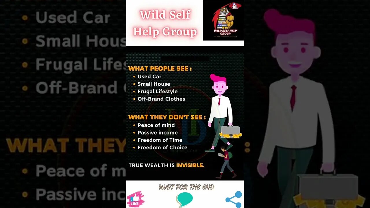 🔥True wealth is invisible🔥#shorts🔥#wildselfhelpgroup🔥30 July 2022🔥