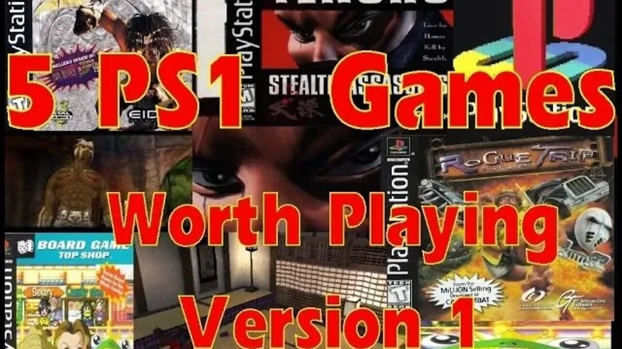 Five PS1 Games Worth Playing -Part 1- | Retro Gaming |