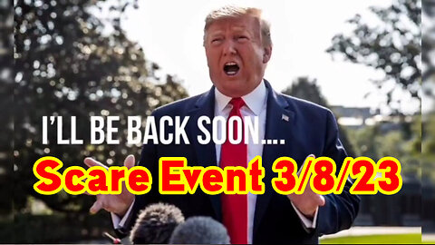 Donald Trump - I'Ll Be Back Soon... 03/09/23..