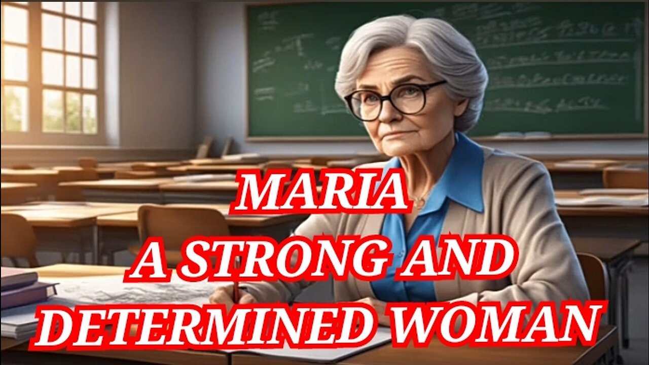 There was a woman named Maria, a strong and determined woman