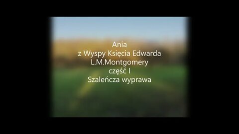 Ania z Wyspy Księcia Edwarda -L.M.Montgomery część I - Szaleńcza wyprawa