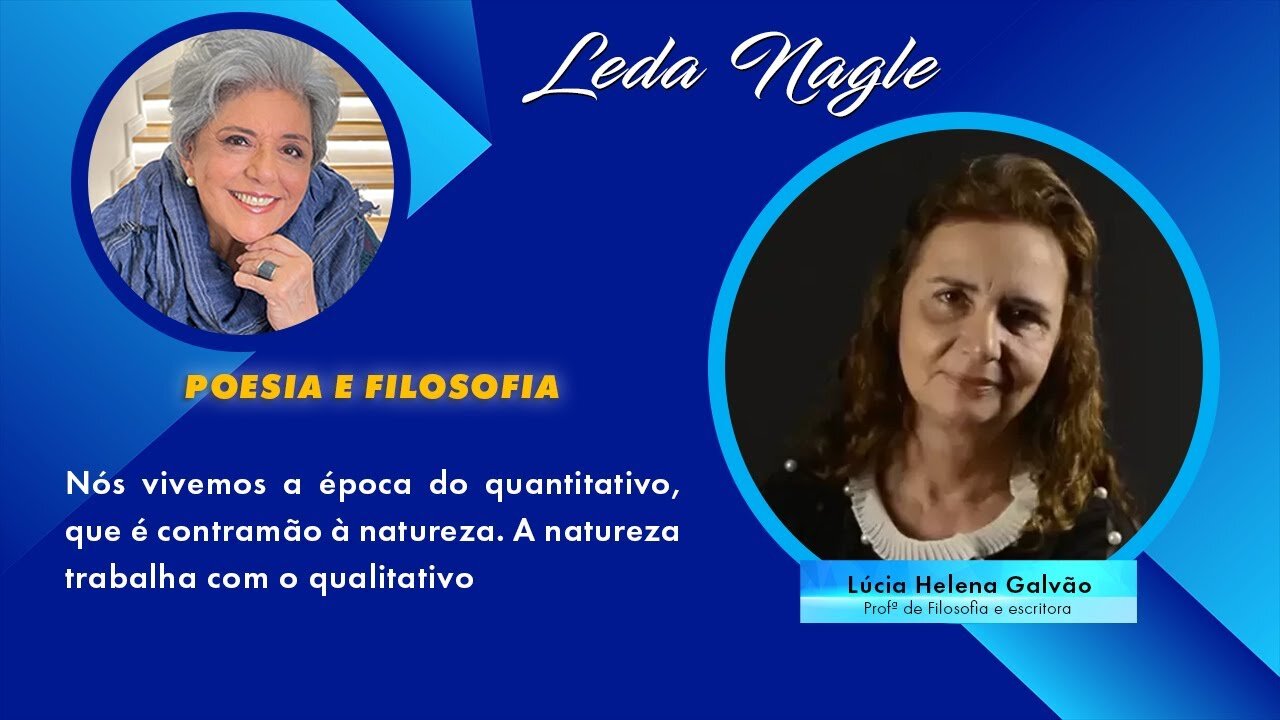 Prof Lucia Helena Galvão : O egoísmo é a fonte de nossos maiores problemas neste momento histórico