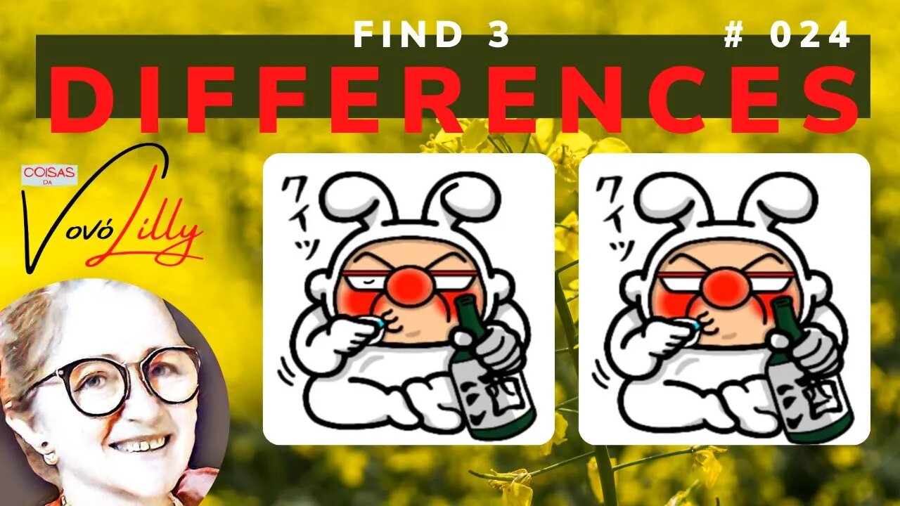 FIND THE THREE DIFFERENCES | # 024 | EXERCISE YOUR MEMORY