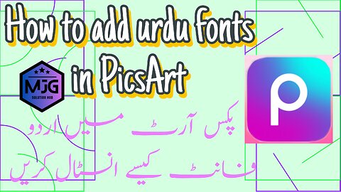 How To Add Urdu Fonts in PicsArt