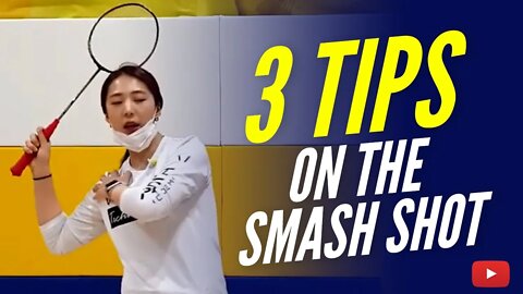 3 Tips on How to Hit the Smash Shot Coach Lee Bo Ram Anazo_Badminton - Korean with English Subtitles